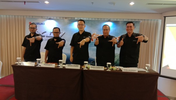 Prescon peluncuran Suzuki LX7 di Pekanbaru, Riau