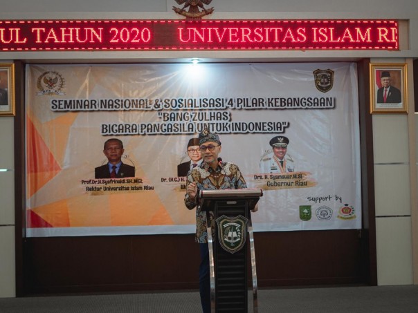 Wakil Ketua MPR Zulkifli Hasan Bicara Pancasila di Ratusan Mahasiswa UIR