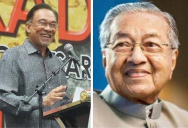 Anwar Ibrahim mengaku menolak Mahathir Mohamad mundur dari PM Malaysia (foto/int)