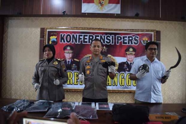 Polres Temanggung menangkap empat anggota Geng Sariayam (foto/int)