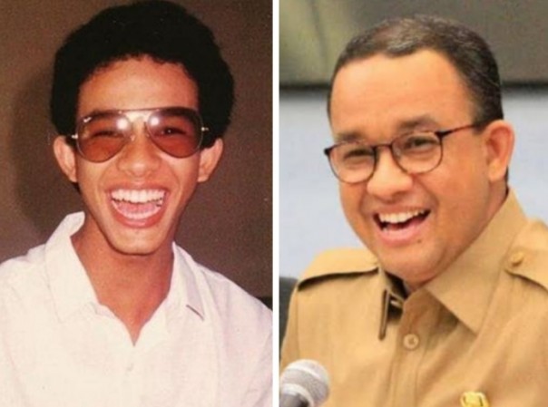Viral foto jadul Gubernur Anies Baswedan saat masih sekolah (foto/int)