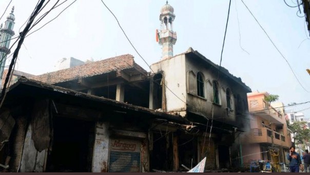 Masjid di India dibakar oleh massa Hindu