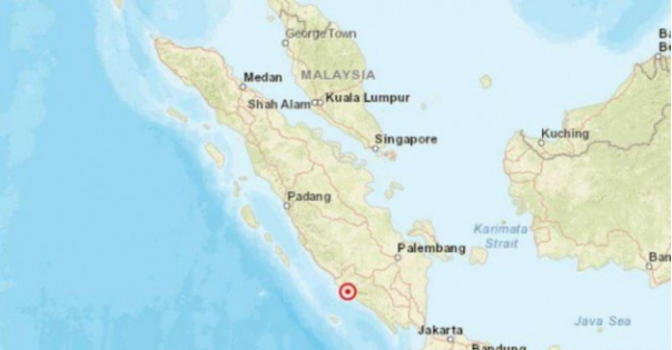 Gempa darat yang mengguncang Pulau Sumatera tepatnya di Kabupaten Bengkulu. Foto: int 