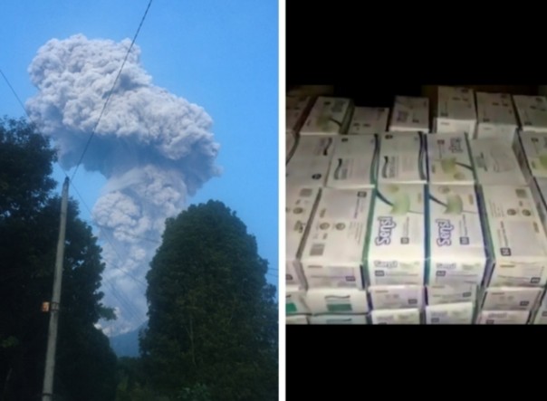 Terjadi erupsi Gunung Merapi pukul 05:33 WIB (foto/int)