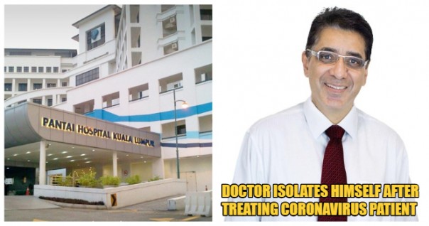 Dokter Malaysia Ini Mengisolasi Diri Dari Rumah Sakit dan Keluarganya Setelah Terinfeksi Corona Saat Mengobati Pasien