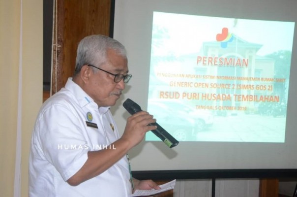 Direktur Rumah Sakit Umum Daerah (RSUD) Puri Husada Tembilahan, dr Saut Pakpahan (foto/Rgo)