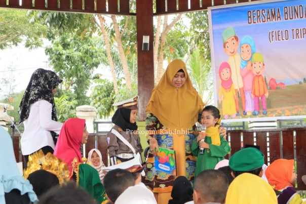 PAUD Ziqra Tembilahan, kembali melakukan Field Trip (foto/Rgo)