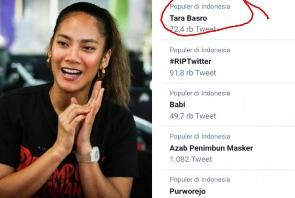 Netizen bela Tara Basro dan kecam Kominfo (foto/int)