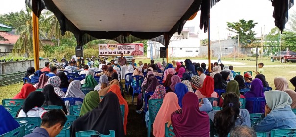 Reses ketua DPRD Kota Pekanbaru, Hamdani Kelurahan Tangkerang Utara
