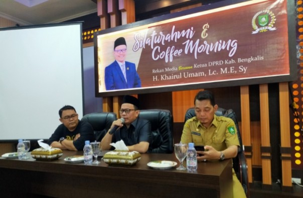 Khairul Umam LC.M.E, Sy Ketua DPRD Kabupaten Bengkalis (foto/Hari)