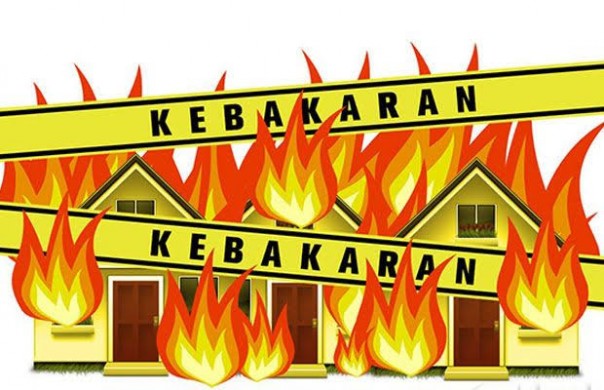 Ruko di Pasar Teluk Kuantan hangus terbakar (foto/ilustrasi)