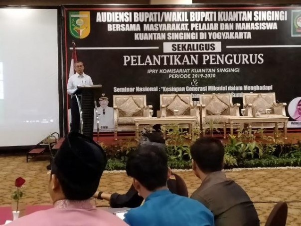 Bupati Kabupaten Kuantan Singingi Drs. H. Mursini, M.Si (foto/ist)