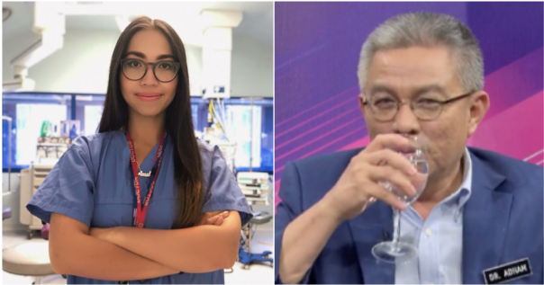 Dokter Cantik Ini Bantah Pernyataan Menteri Kesehatan Malaysia : Tidak Ada Bukti Air Hangat Bisa Membunuh Virus Corona