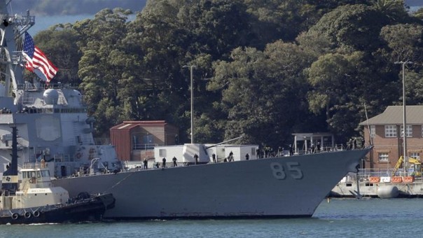 Kapal Perang AS Nekat Berlayar Melalui Selat Taiwan di Tengah Ketegangan Dengan Cina
