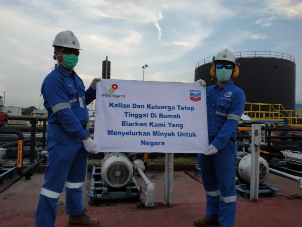 PT. Chevron Pacific Indonesia (PT CPI) menerapkan kebijakan bekerja jarak jauh (Work Remotely) bagi sebagian pegawai mulai 19 Maret 2020, dengan tetap menjaga kelangsungan kegiatan produksi migas.