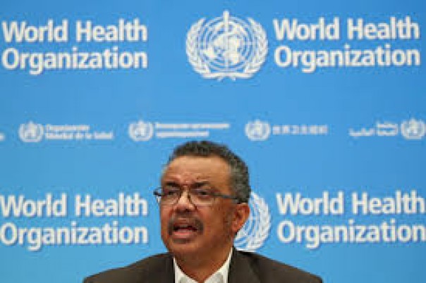 Direktur Jenderal Badan Kesehatan Dunia alias WHO, Dr. Tedros Adhanom Ghebreyes