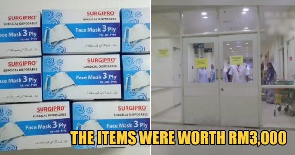 Seorang Petugas Kebersihan di Rumah Sakit Pahang Mencuri 30 Kotak Masker yang Akan Dipakai Staf Medis 