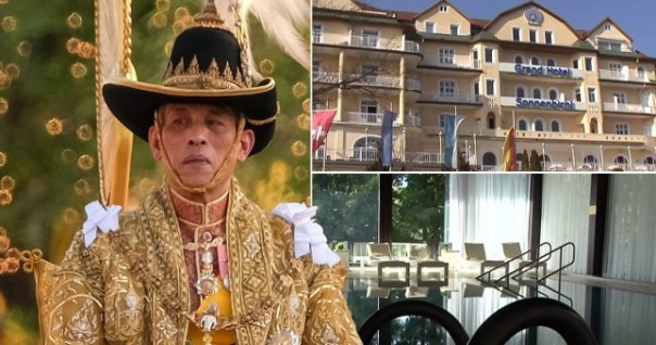 Raja Thailand Mengkarantina Dirinya Sendiri di Sebuah Hotel Spa Mewah Jerman Dengan 20 Selirnya