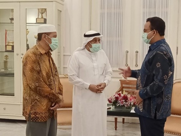 Pemerintahan Gubernur DKI Jakarta Anies Baswedan dapat bantuan dari Liga Dunia Islam untuk perangi virus corona (foto/int)