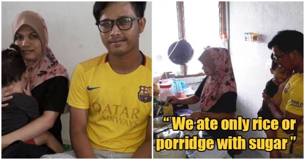 Menyedihkan, Para Balita Ini Diberi Makan Nasi Dengan Gula Setelah Orangtuanya Kehabisan Uang Selama Penguncian di Malaysia