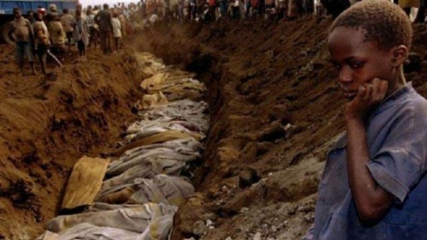 Ilustrasi, kuburan massal di Rwanda yang pernah dilanda aksi genosida pada 26 tahun lalu. Foto: int 