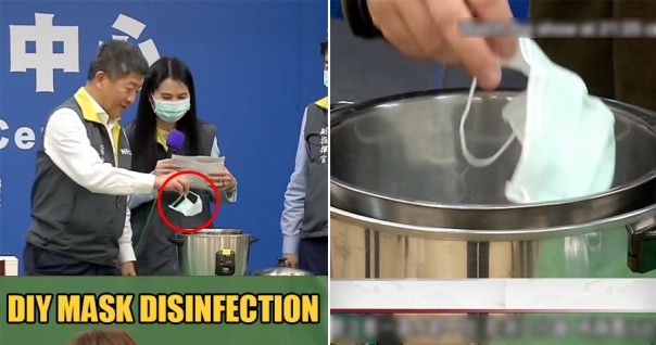 Pejabat Taiwan: Mengukus Masker Bekas Dalam Rice Cooker Selama 3 Menit Akan Membunuh Virus Corona