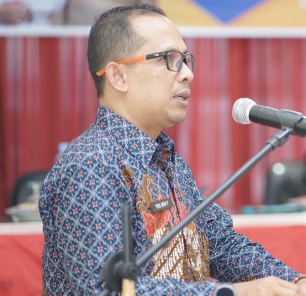 Juru Bicara Bidang Komunikasi Gugus Tugas Percepatan Pencegahan Covid-19 Kabupaten Inhil, Trio Beni Putra (foto/Rgo)
