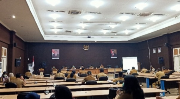 Gugus Tugas Penanggulangan Covid 19 Kabupaten Pelalawan Riau, meminta seluruh pemerintah desa dan kelurahan untuk mendirikan posko Penanggulangan Covid 19 (foto/Ardi)