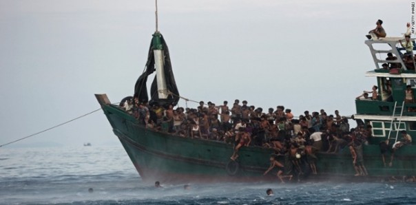 Perahu Pengungsi Rohingya/Net
