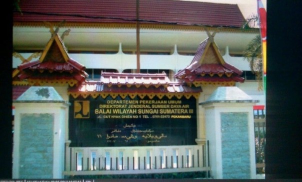 Kantor Balai WIlayah Sungai Sumatera III, Jalan Cut Nyak Dien, Pekanbaru (foto/int)