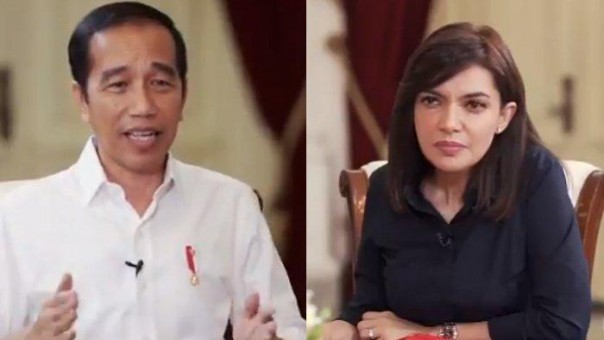 Jokowi dan najwa Shihab