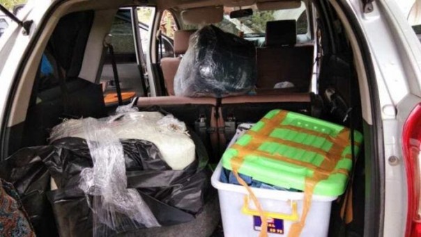Mobil berisi 30 Kg ganja diamankan polisi di Aceh (foto/int)