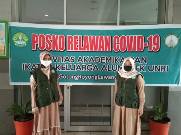 Kukerta Universitas Riau membentuk Kukerta Relawan Covid-19 (foto/ist)