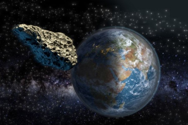 Sebuah asteroid yang diberi nama Asteroid 2016 HP6 akan mendekati Bumi (foto/int)