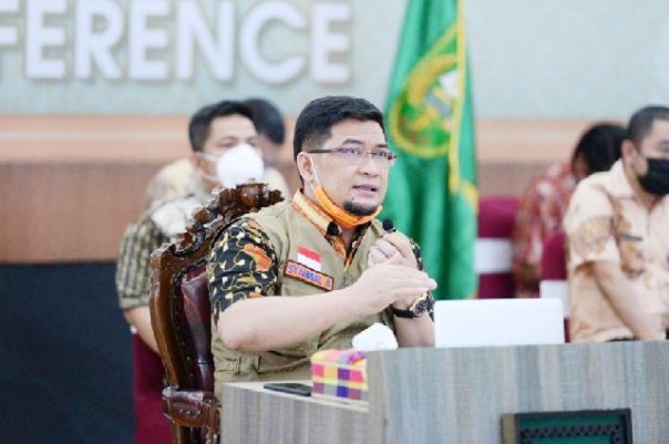 Syahrial Abdi, Sekretaris Gugus Tugas Penanggulangan Covid-19 Riau di Pekanbaru (foto/int)