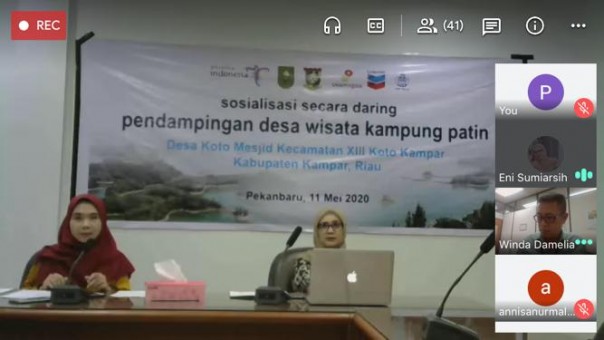Sekolah Tinggi Pariwisata (STP) Riau memberikan sosialisasi secara daring