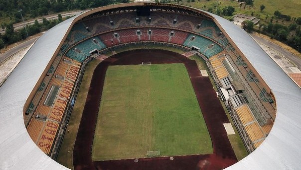 Stadion megah Riau gagal masuk daftar venue yang dipilih FIFA untuk perhelatan Piala Dunia U-20 Tahun 2021 (foto/int)