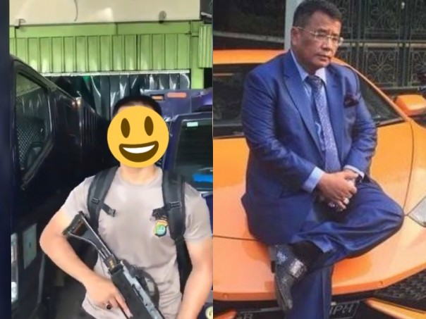 Viral video oknum polisi pamer kokang senjata, netizen langsung bandingkan dengan Hotman Paris (foto/int)