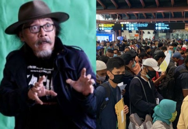 Viral Bandara Soekarno-Hatta Penumpang Berdesak-desakan, Sudjiwo Tedjo: Apa Artinya Selama Ini Saya Tak Keluar Rumah? (Foto/int)