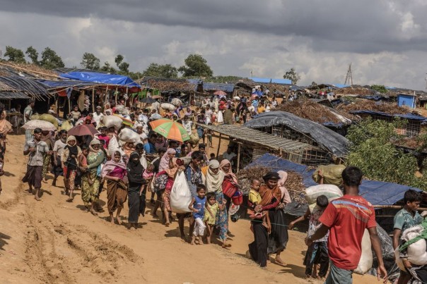 Pengusing Rohingya di kamp Cox's Bazar