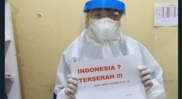 Tagline Indonesia Terserah yang muncul belakangan ini di media sosial