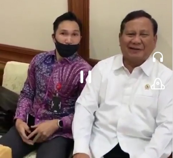 Aksi Prabowo pergoki asisten pribadinya tertidur