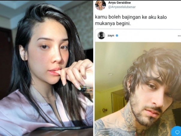 Anya Geraldine Bikin Heboh Medsos Gara-gara Tulis Ini, Netizen Malah Sebut Begini (foto/int)