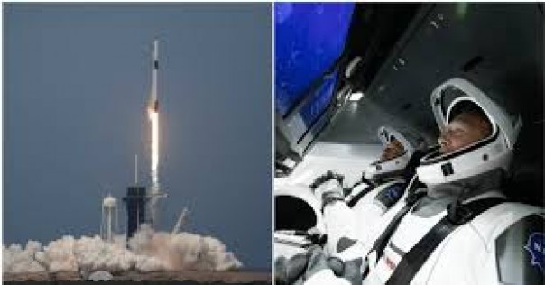 Sempat Tertunda, SpaceX Berhasil Mengukir Sejarah Dengan Peluncuran Antariksa Manusia Pertama 