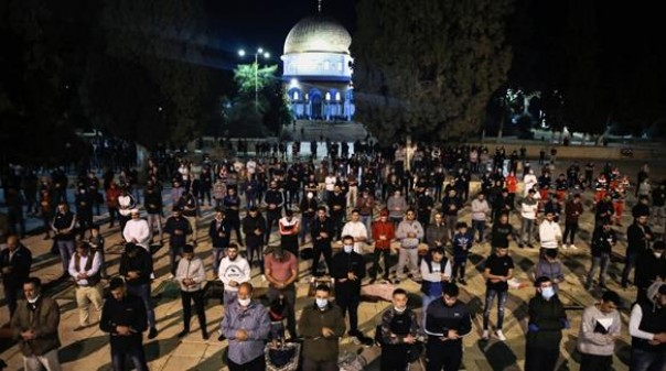 Penyebaran Virus Corona di Yerusalem Terus Melambat, Masjid Al-Aqsa Dibuka Kembali Setelah Alami Penguncian Lebih Dari 2 Bulan
