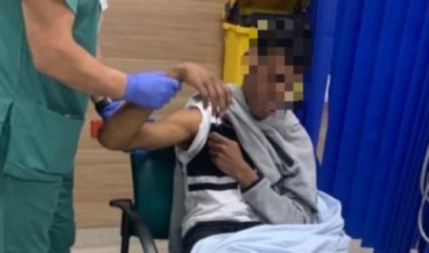 Remaja suku Aborigin dirawat di rumah sakit setelah insiden dengan petugas Kepolisian Australia. Foto:int