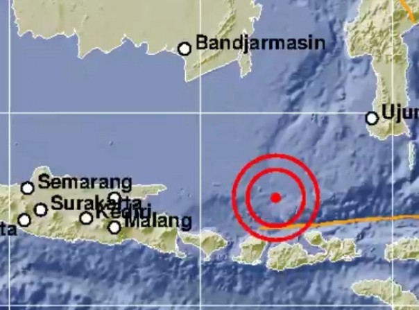 Baru Saja Gempa Berkekuatan 6,0 Magnitudo Guncanv NTB, BMKG: Tidak Berpotensi Tsunami (foto/ist)