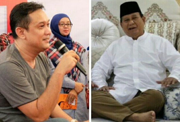 Denny Siregar dan Prabowo