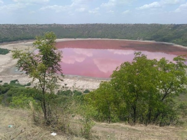 Danau di India yang berubah warna dalam semalam