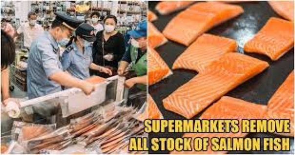 Pasar Ikan Beijing Berhenti Menjual Salmon Setelah Covid-19 Ditemukan di Talenan yang Digunakan Oleh Importir